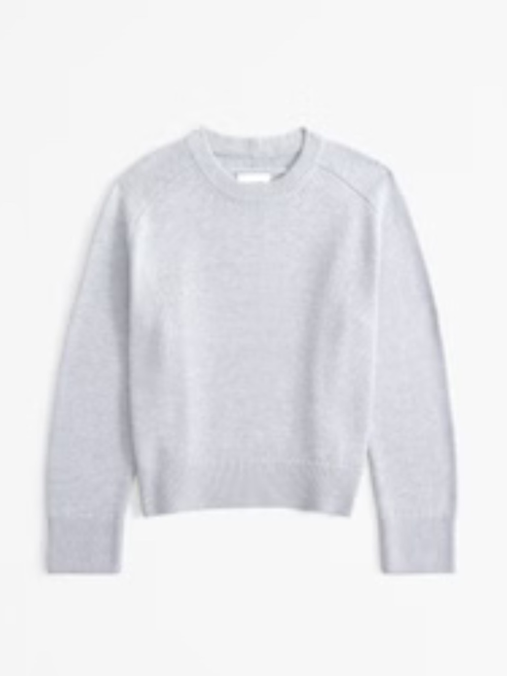 Abercrombie & Fitch Gray Madeline Cotton Blend Crew Sweater size M